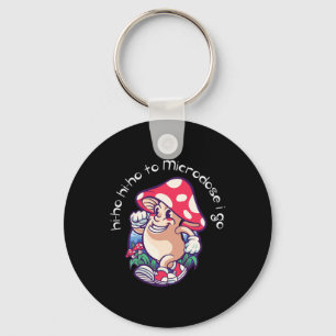 Mushroom Microdosing Mental Health Awareness  Key Ring