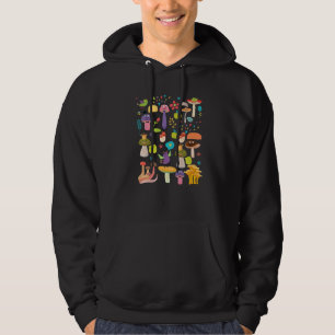 Mushroom Mycology Shroom Hunter Fungi Cottagecore Hoodie