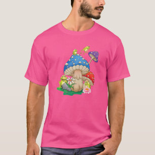 Mushroom Mycology Shroom Hunter Fungi Cottagecore T-Shirt