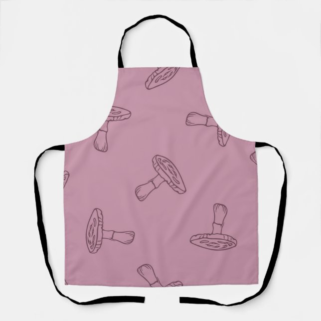 Mushroom pattern apron (Front)
