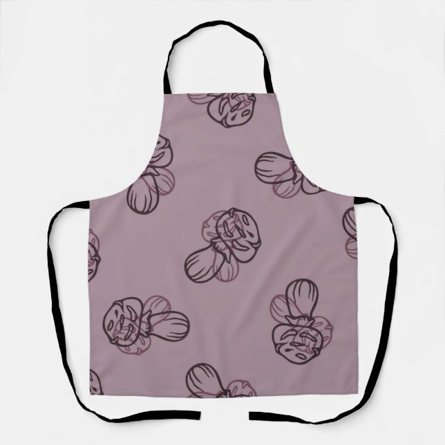 Mushroom pattern apron (Front)