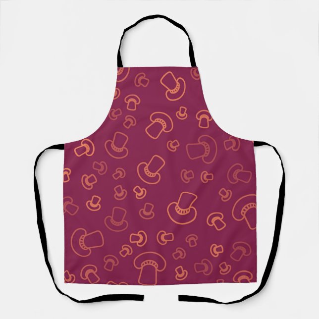 Mushroom pattern apron (Front)