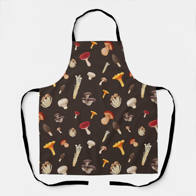 Mushroom pattern apron (Front)