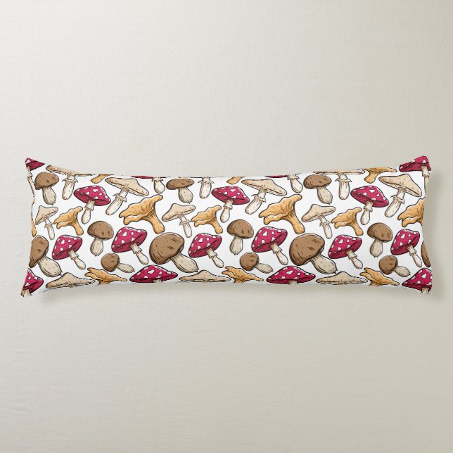 Mushroom Pattern body pillows (Front)