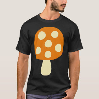Mushroom Pattern Cute  Aesthetic Mycology Fungi Fo T-Shirt