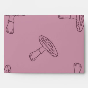 Mushroom pattern envelope