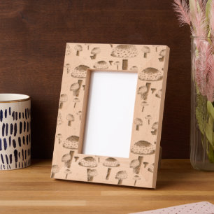 Mushroom Pattern  Etched Frames