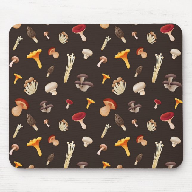 Mushroom pattern mouse pad (Front)