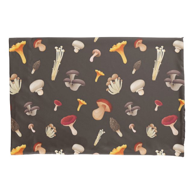 Mushroom pattern pillowcase (Front)