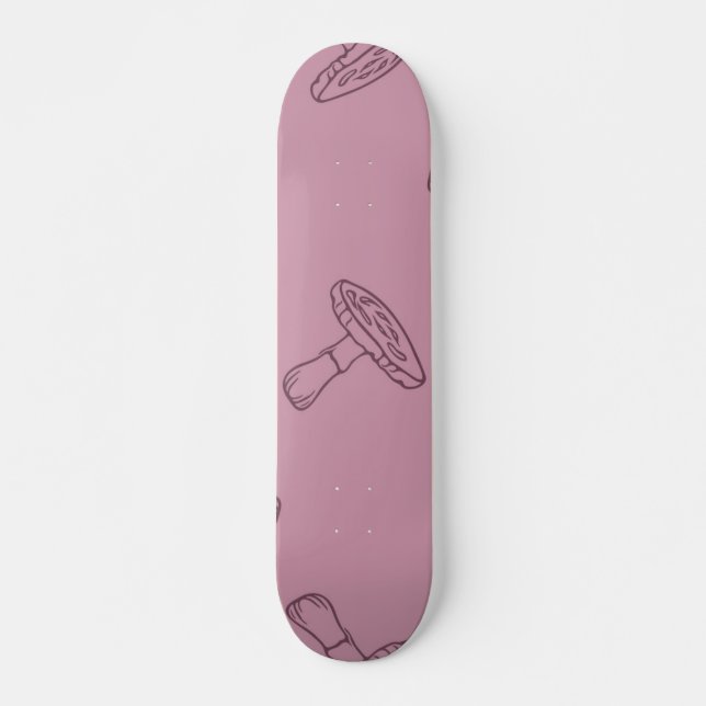 Mushroom pattern skateboard (Front)
