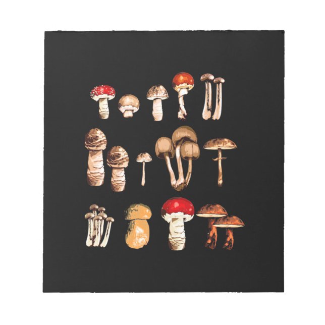 Mushroom Picker Life Notepad (Front)