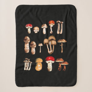 Mushroom Picker Life Sherpa Blanket