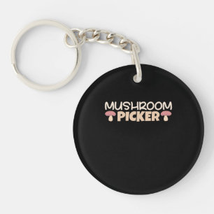 Mushroom Pickers Key Ring