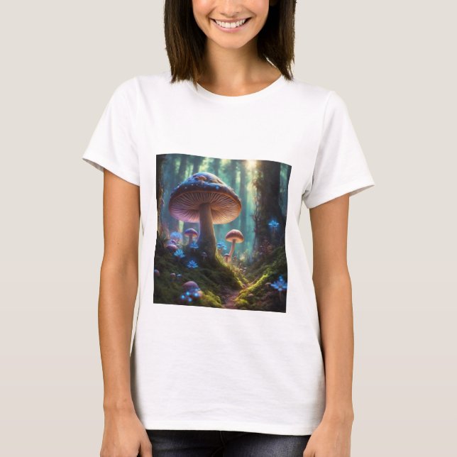 Mushroom picture T-shirt (Front)