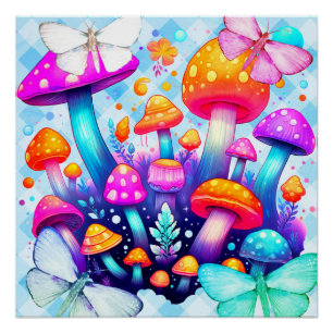 mushroom poster