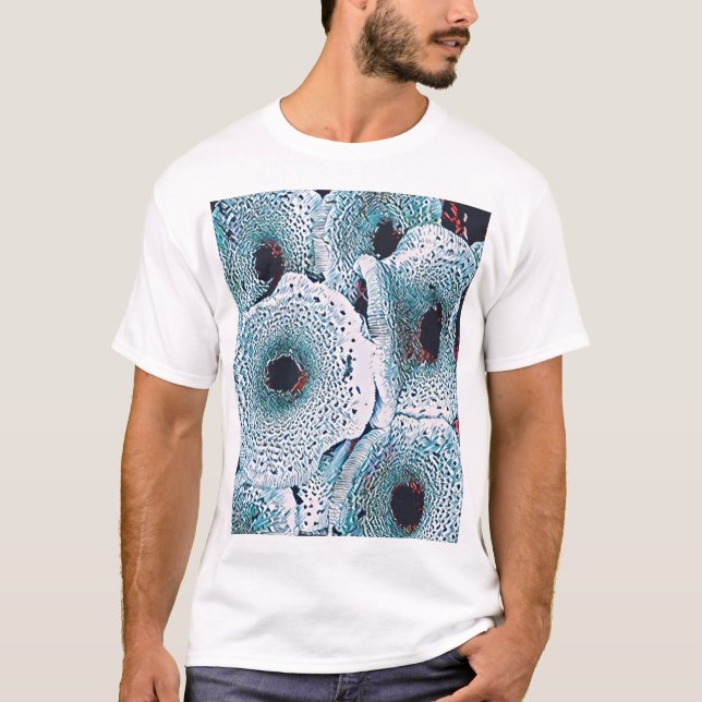 Mushroom Print Art Classic T-Shirt (Front)