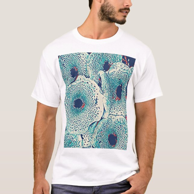 Mushroom Print Art Classic  T-Shirt (Front)