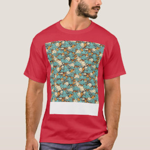 Mushroom Seamless Pattern Fungus Hippie Shroom Eno T-Shirt
