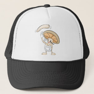 Mushroom Shirts - Mushroom Chef Baker Dough Trucker Hat