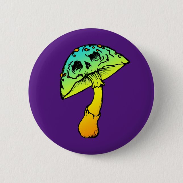 mushroom skull button (Front)
