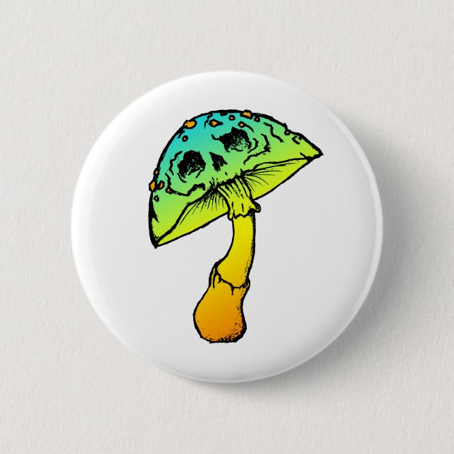 mushroom skull button (Front)