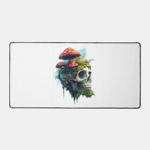 Mushroom Skull Grove Desk Mat