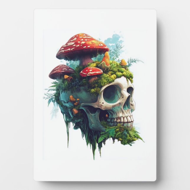 Mushroom Skull Grove Plaque (Front)