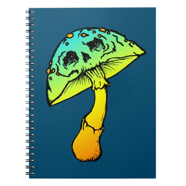 mushroom skull notebook (Front)