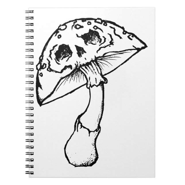 mushroom skull notebook (Front)