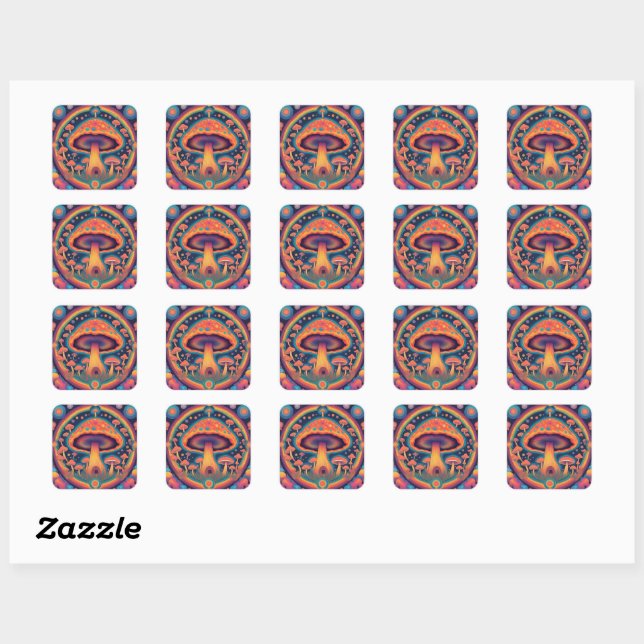 Mushroom Stickers (Sheet)