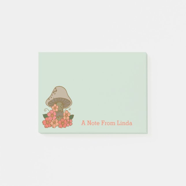 Mushroom Sticky Notes (Front)