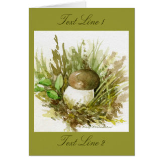 Mushroom Study Watercolor after Beatrix Potter