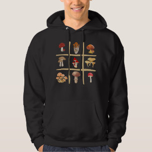 Mushroom tic-tac-toe, Forest lover, Botanical geek Hoodie
