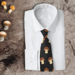Mushroom Tie<br><div class="desc">For your husband or boyfriend, this tie with a brown mushroom pattern design will make a perfect gift for a cooking or pastry chef, a mycologist or a veggie!</div>