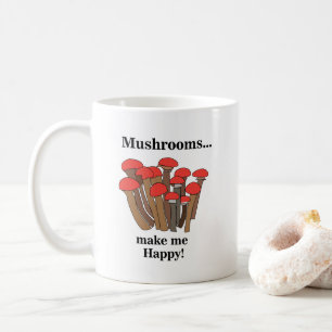 Mushroom Toadstool Red Mushrooms Coffee Mug