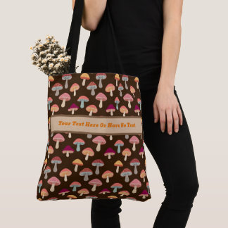 Mushroom Toadstool Woodland Forest Hippie Boho Tote Bag