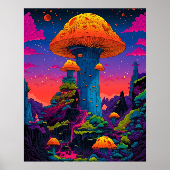 Mushroom Town Poster (Front)