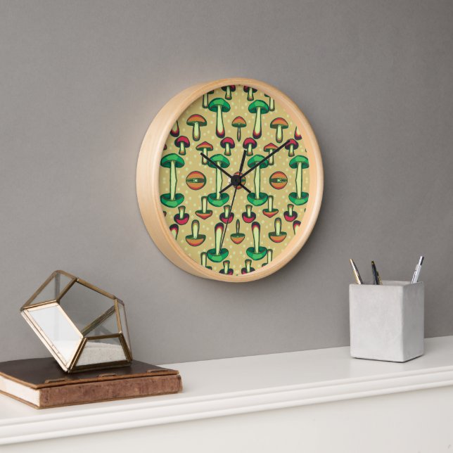 Mushroom vintage  clock (Office)