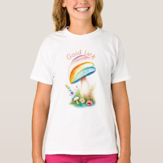 Mushroom Watercolor Painting T-Shirt