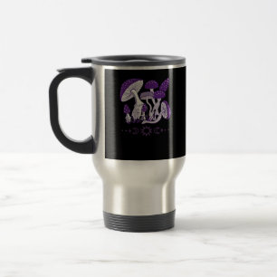 Mushroom Whimsigoth Vibes Travel Mug