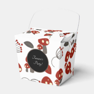 Mushroom Wood Nature Trail Greenery Birthday Party Favour Box