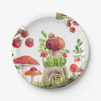 Mushroom Woodland Insects Baby Shower