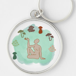 MUSHROOM WORLD KEY RING