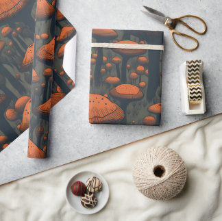Mushroom Wrapping Paper Birthday Baby Shower