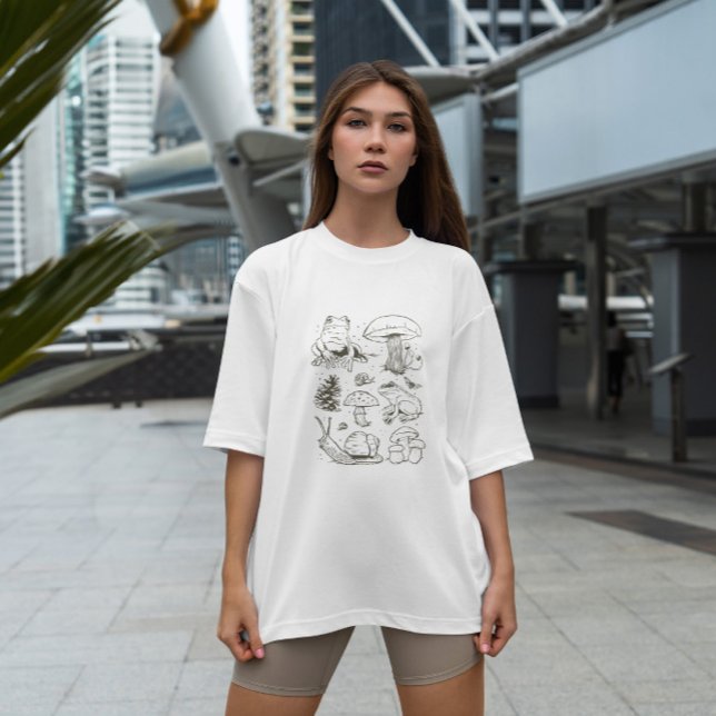 Mushrooms And Frogs T-Shirt (Creator Uploaded)