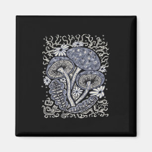 Mushrooms And Whimsigoth Magnet