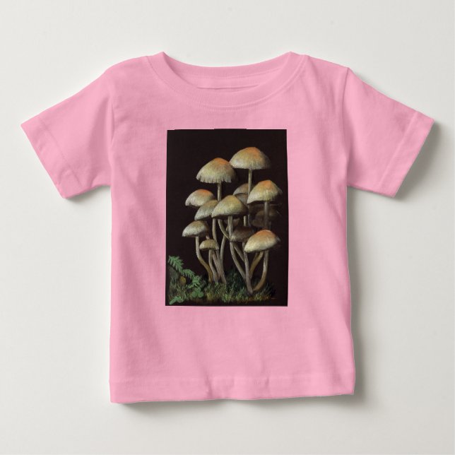 Mushrooms Baby T-Shirt (Front)