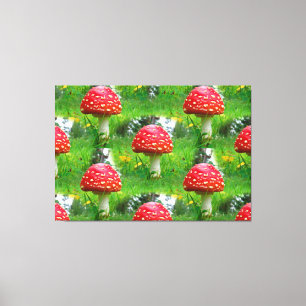 Mushrooms Canvas Print