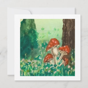 Mushrooms Card