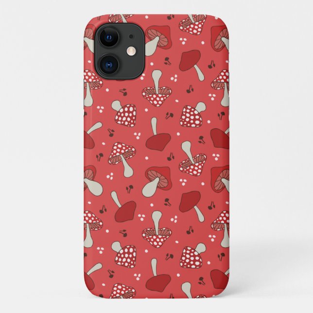 Mushrooms Case-Mate iPhone Case (Back)